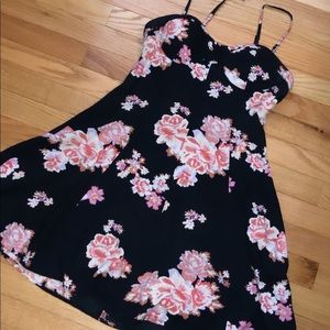 American eagle flower skater dress